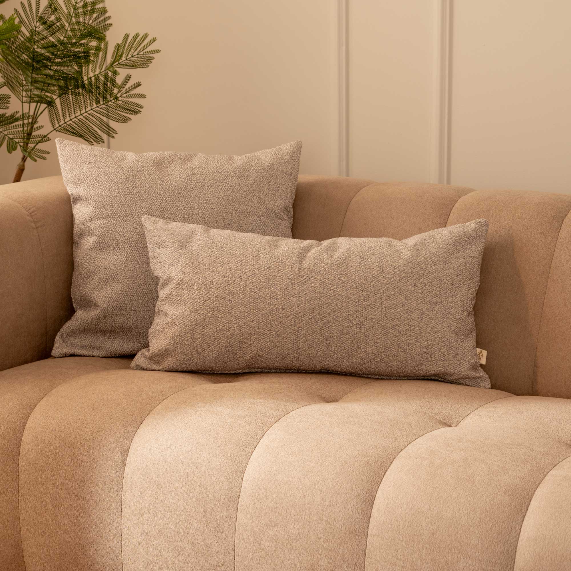 Cojín Boucle Crema