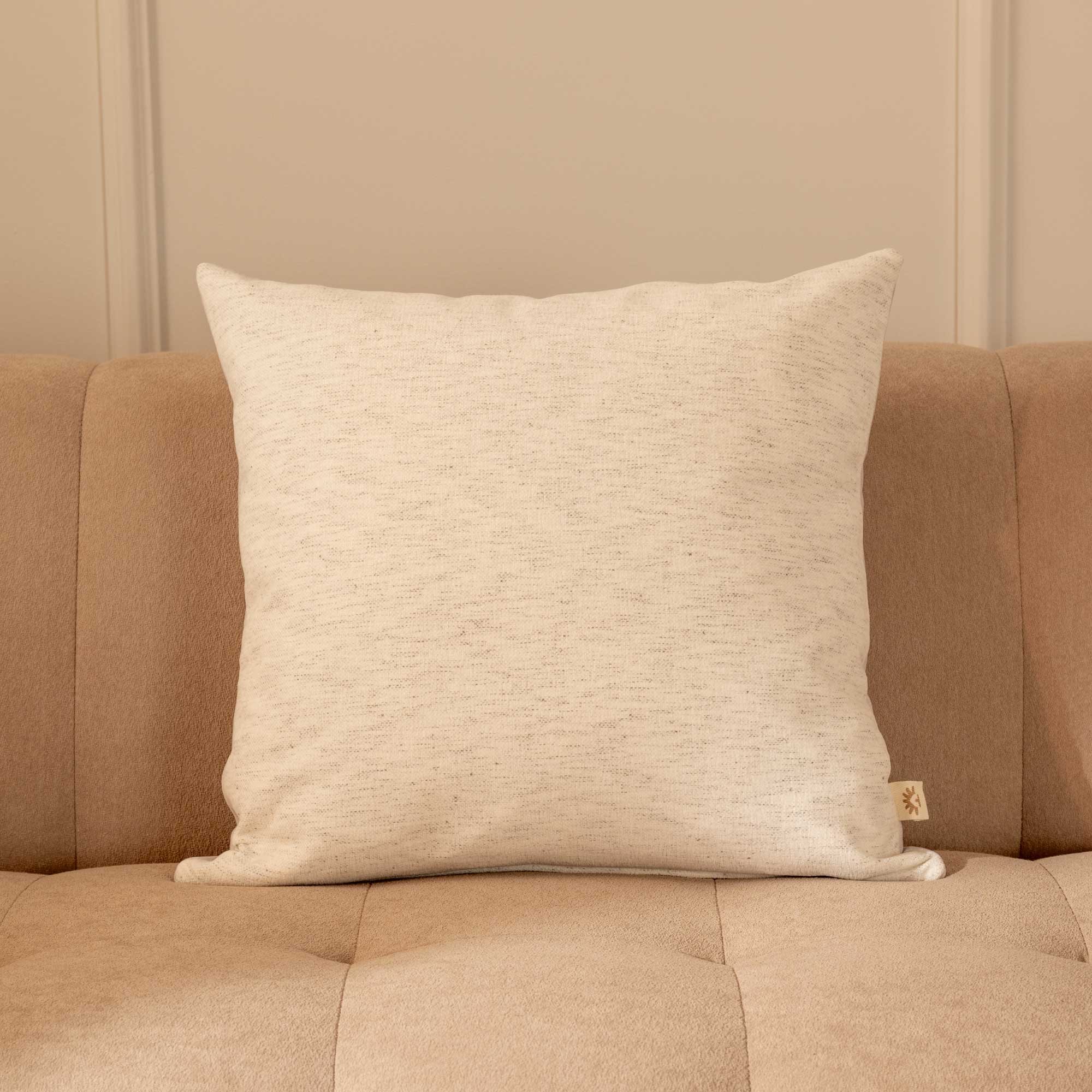 Cojines Chenille Crema
