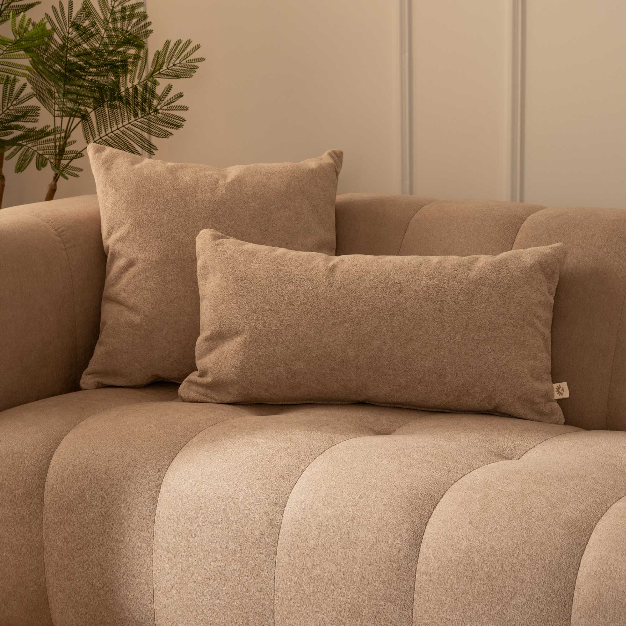 Cojín Soft Boucle Avellana