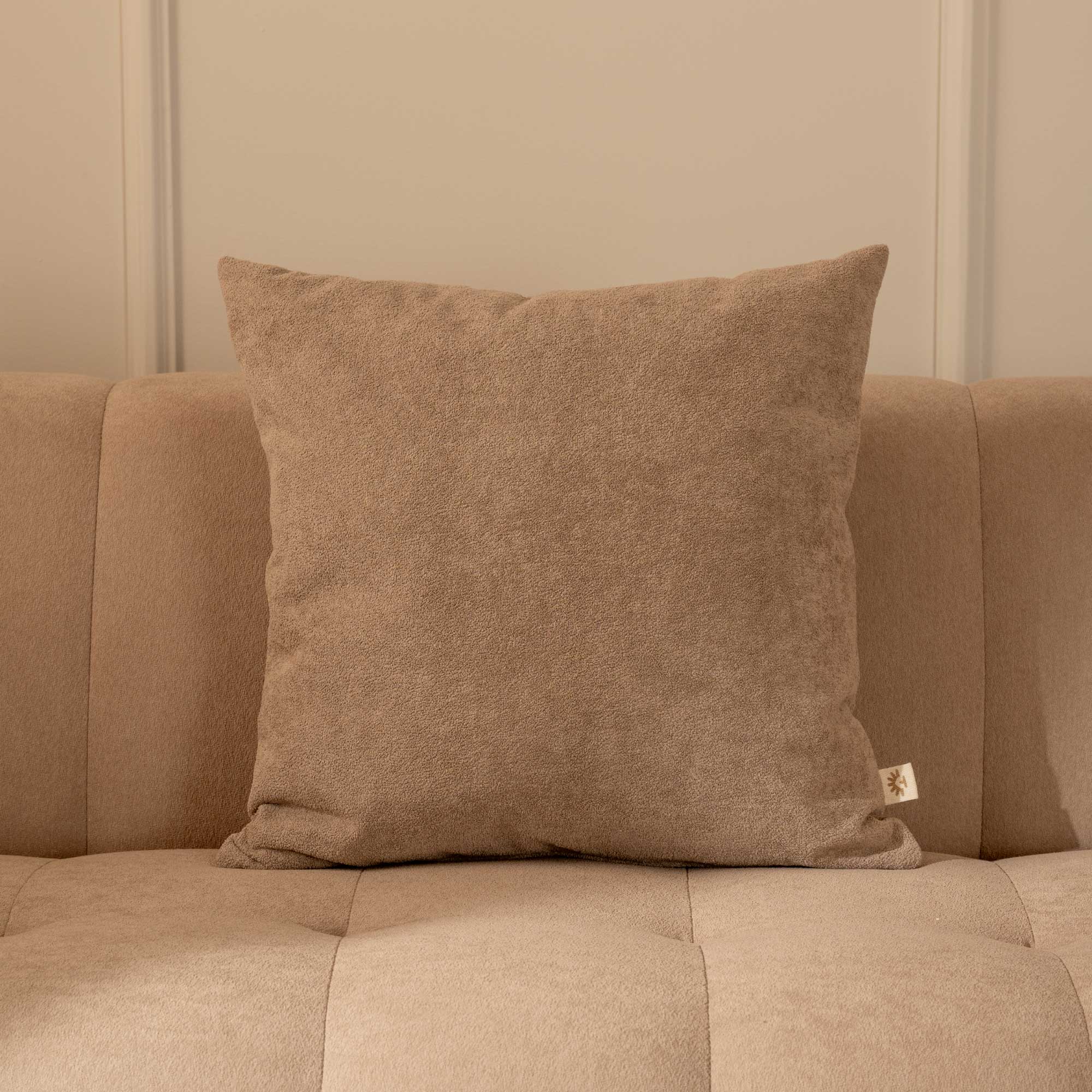 Cojín Soft Boucle Camel