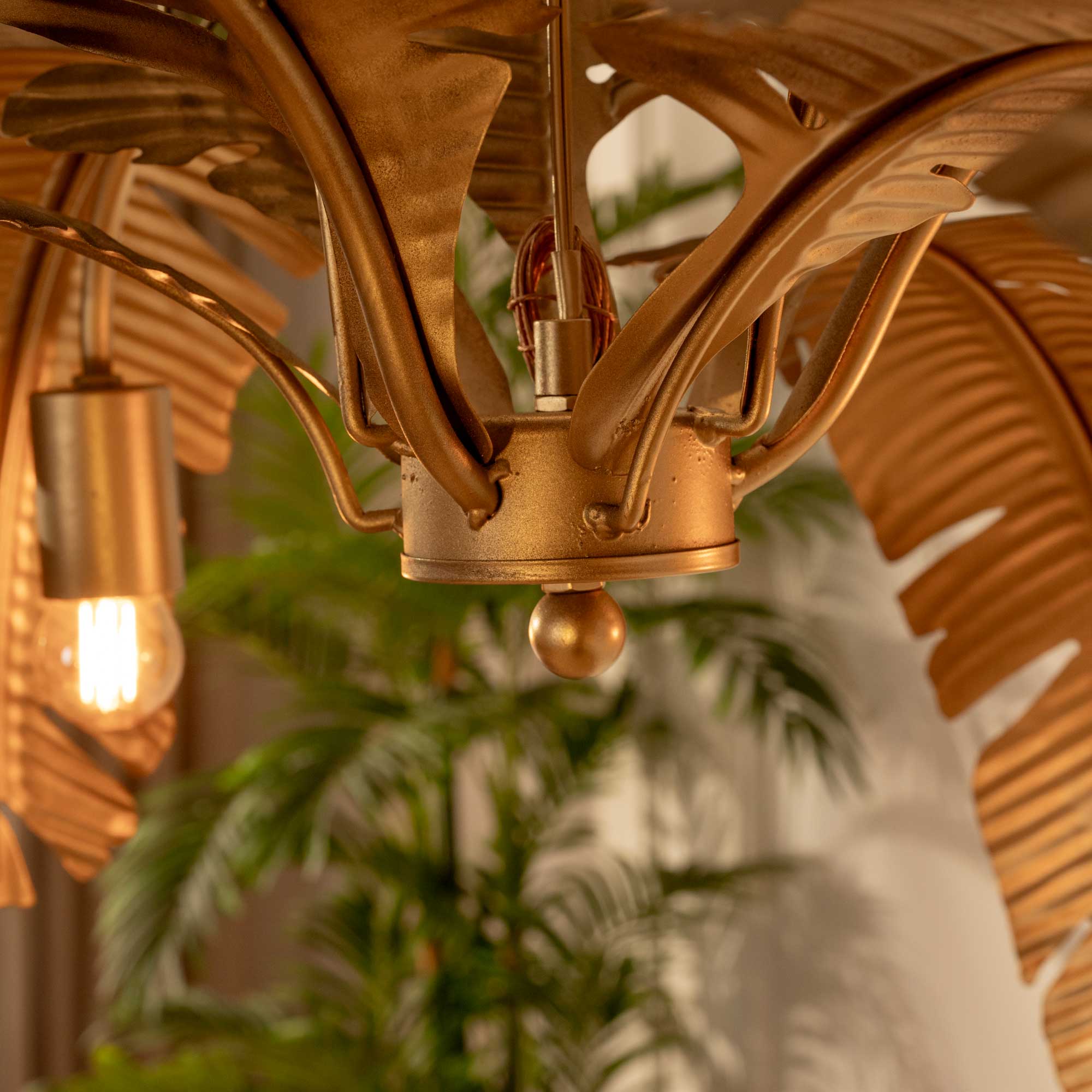 Lámpara Colgante Golden Palm