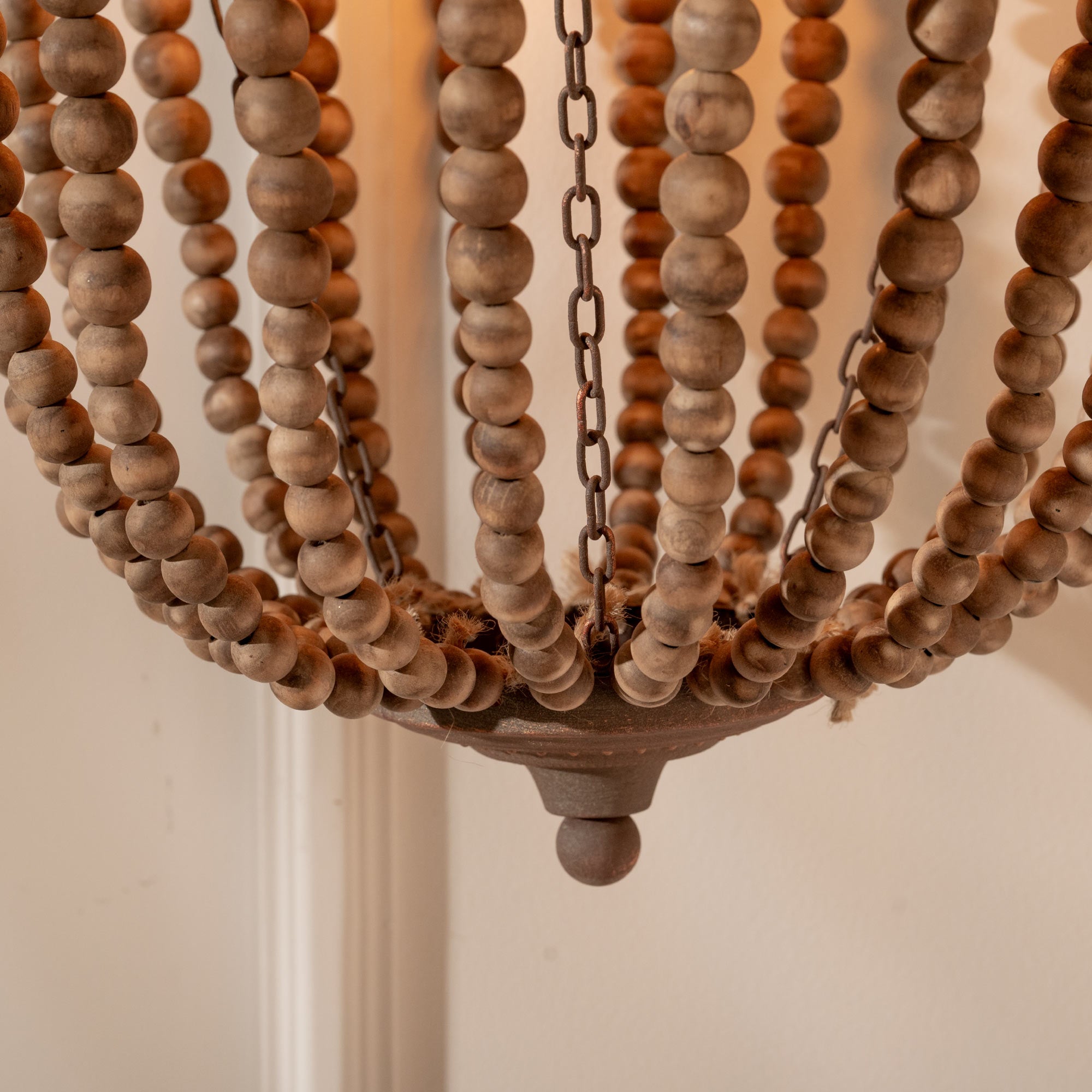 Lámpara Malí Bead Chandelier