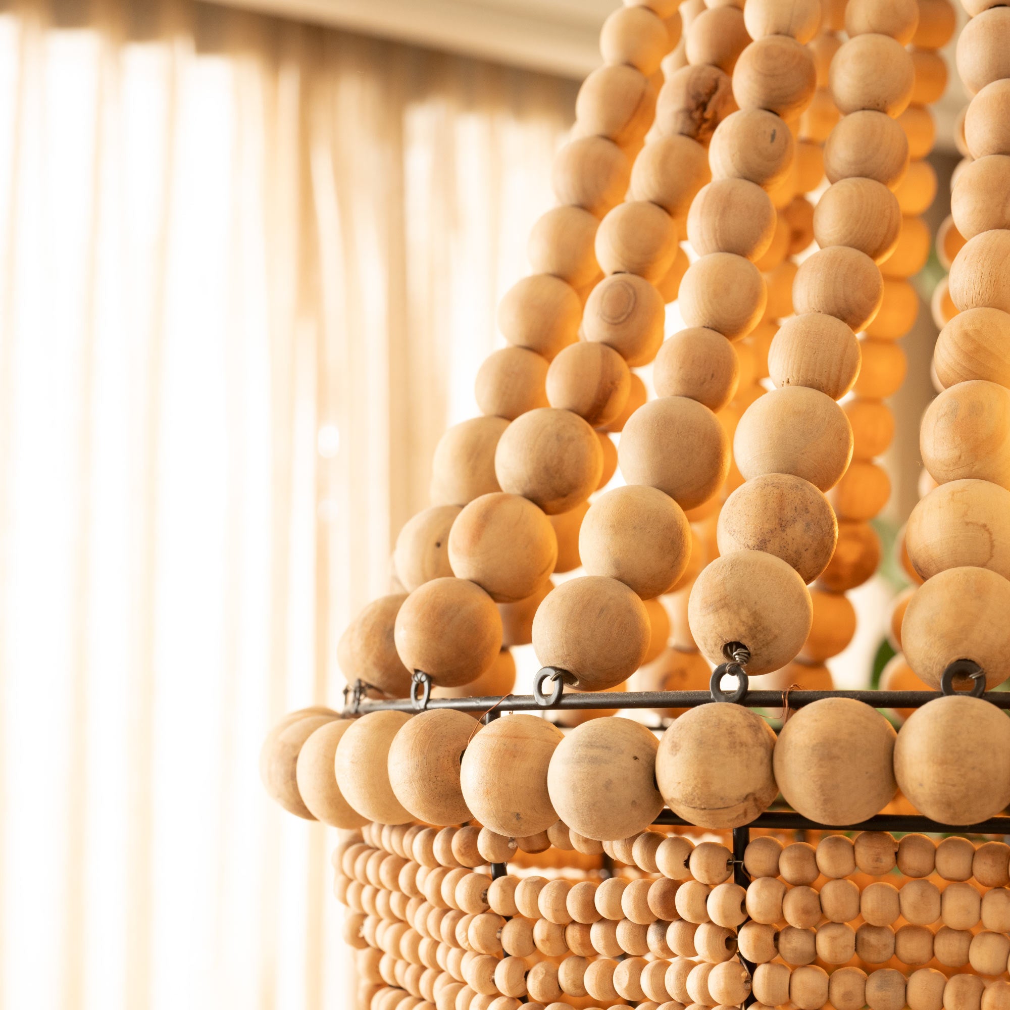 Lámpara Zambia Bead Chandelier