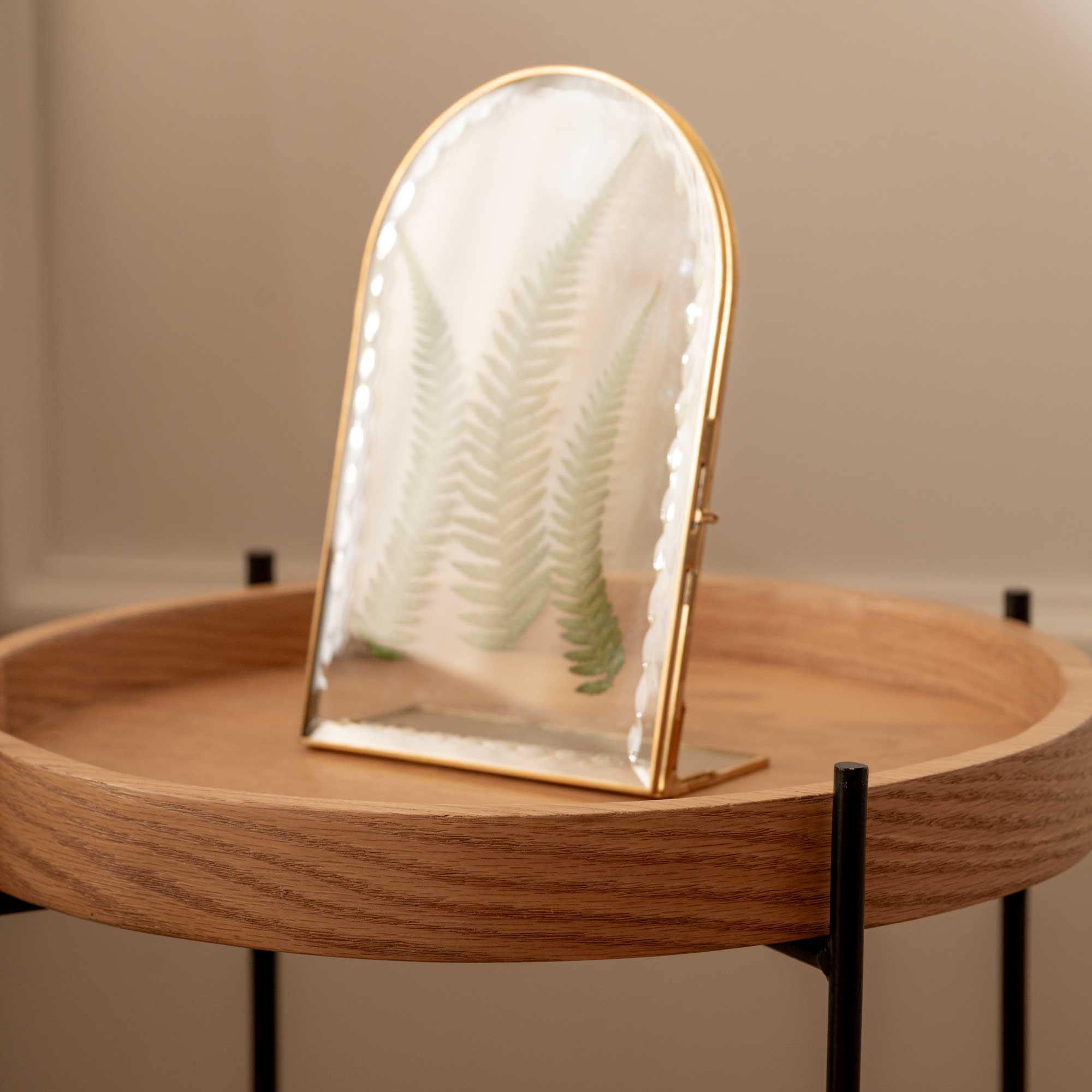 Mesa Auxiliar Redonda Serena Negra