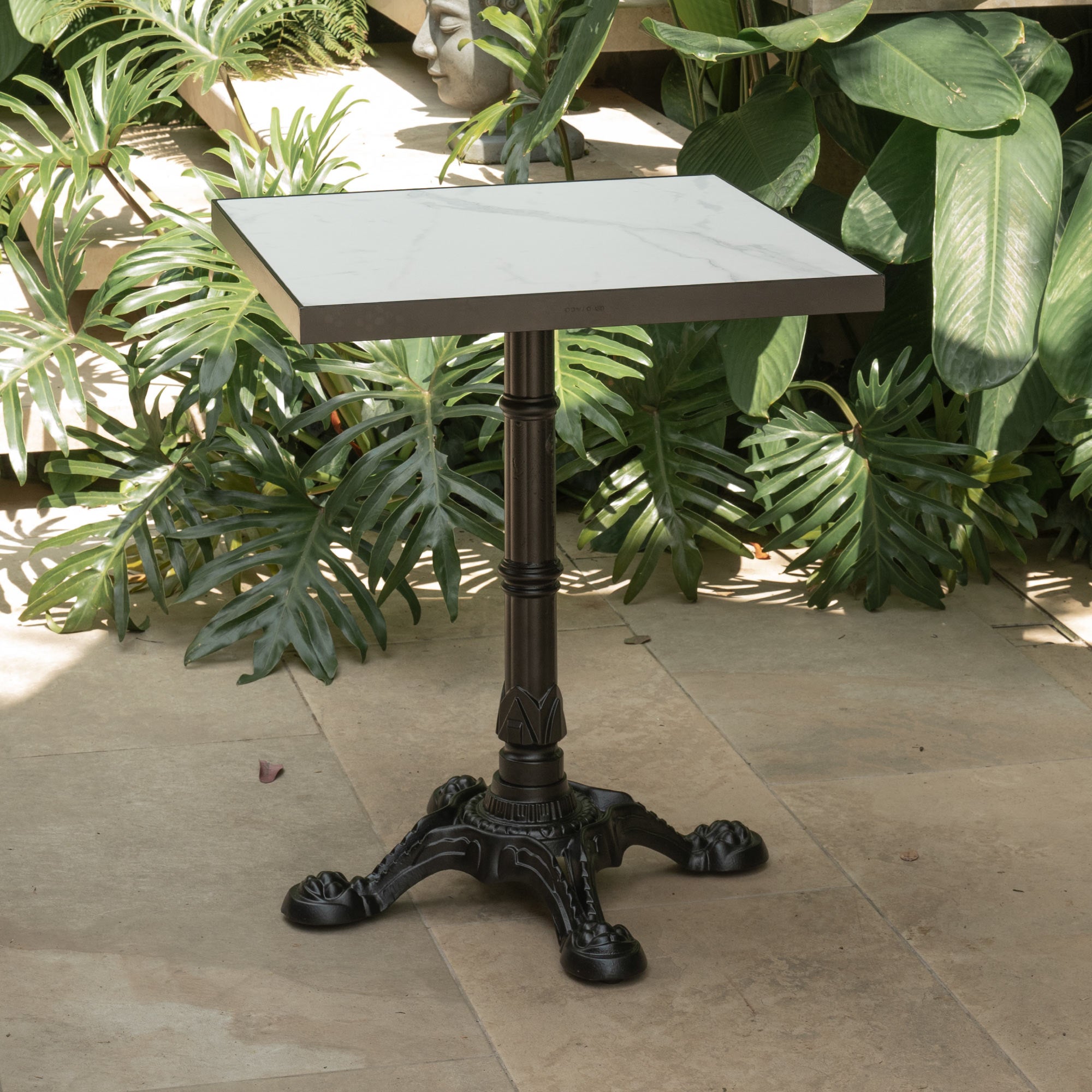 Mesa de Comedor Auxiliar Amelí Cuadrada Negra