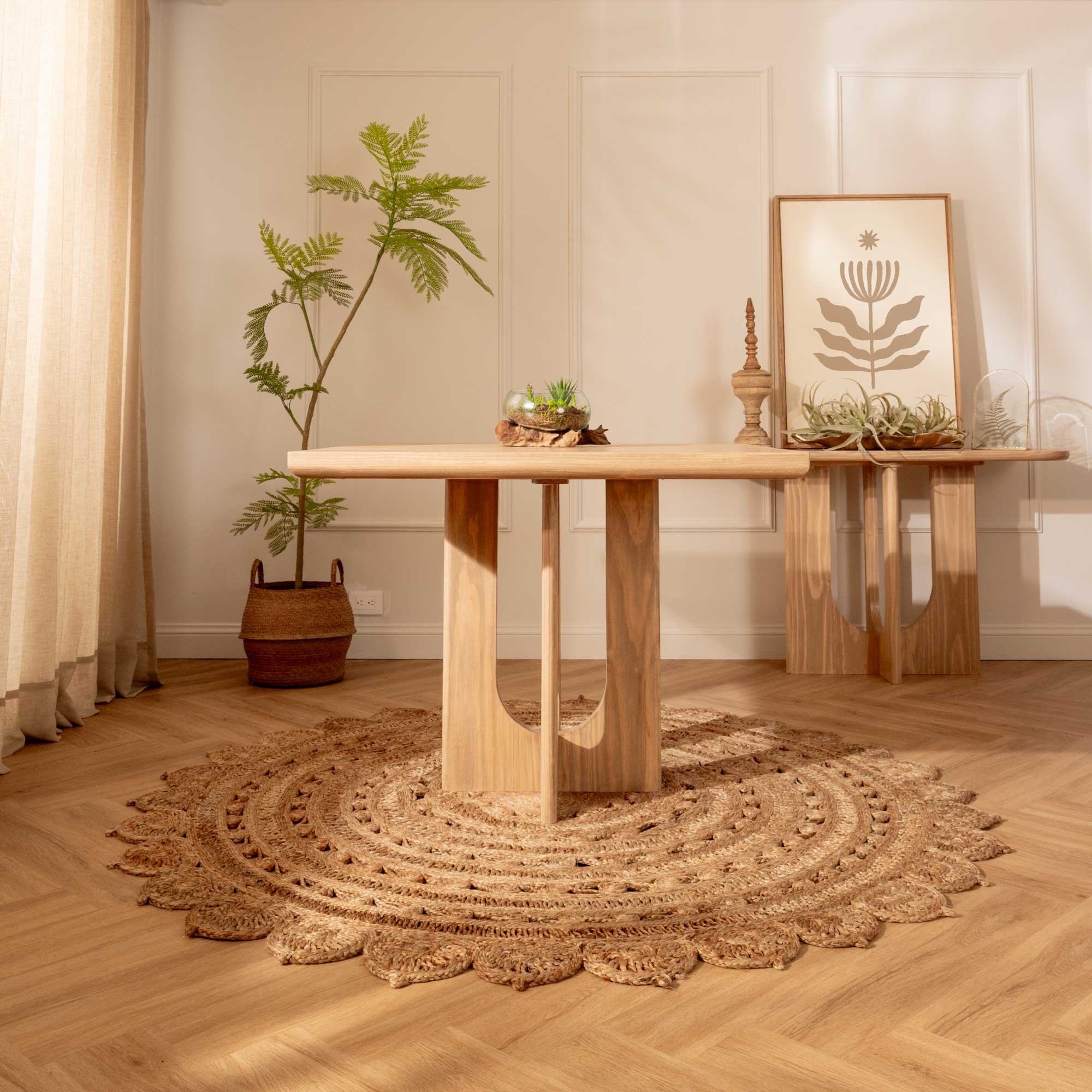 Mesa de Comedor Cuadrada Calma