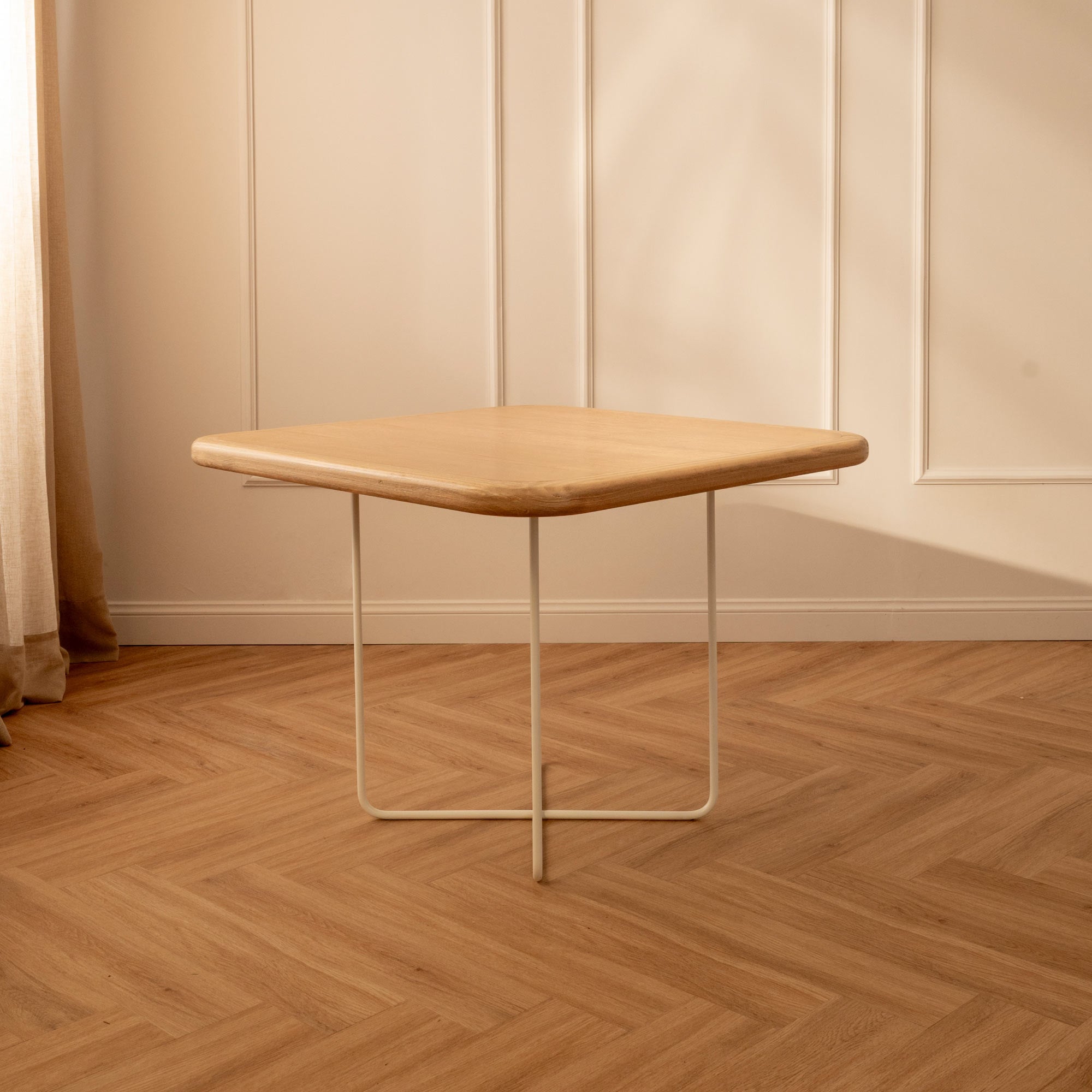 Mesa de Comedor Cuadrada Brisa Blanca