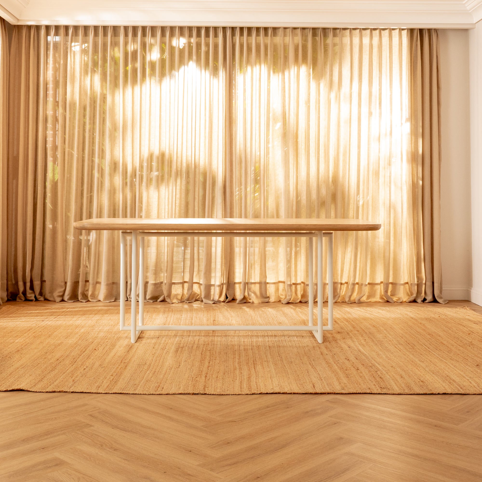Mesa de Comedor Rectangular Sombra Blanca