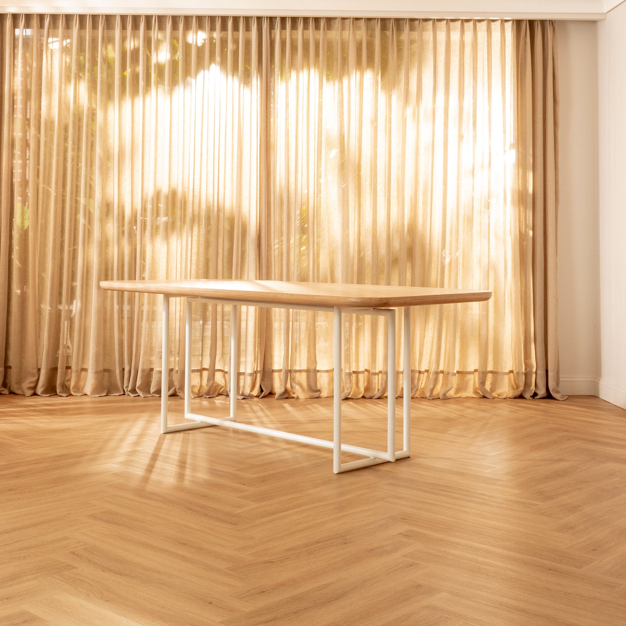 Mesa de Comedor Rectangular Sombra Blanca
