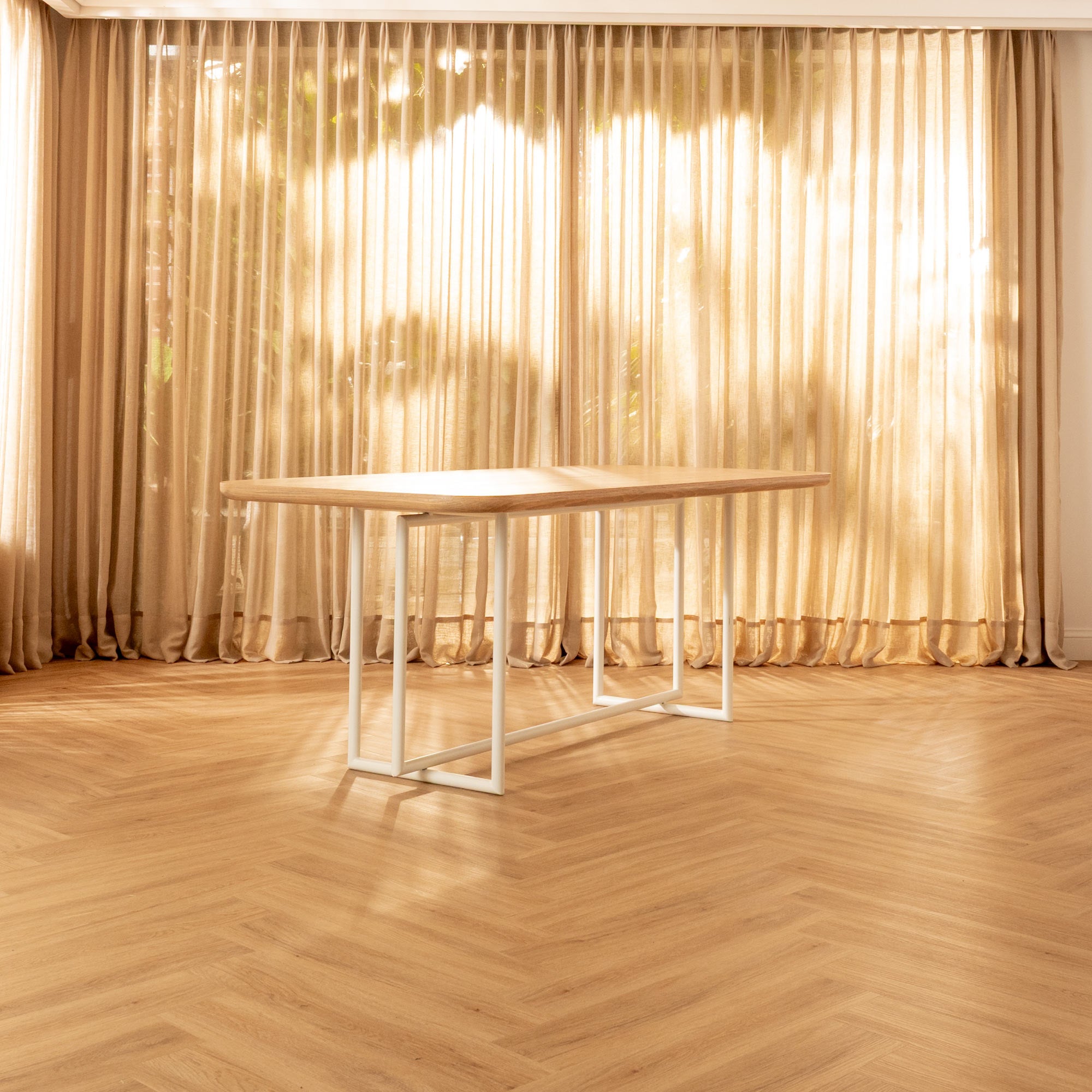 Mesa de Comedor Rectangular Sombra Blanca