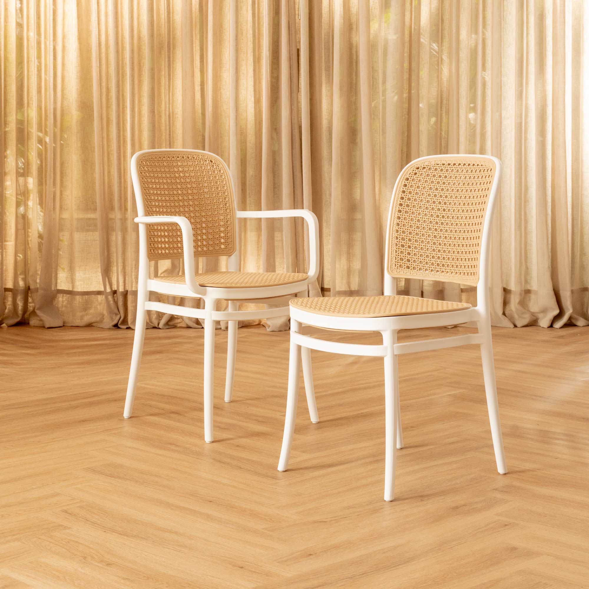 Silla Aire Apilable Blanca