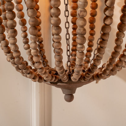 Lámpara Malí Bead Chandelier