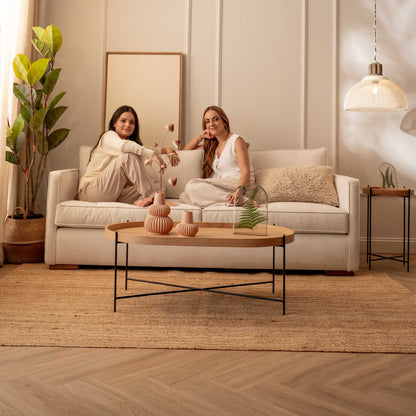 Mesa Auxiliar Redonda Serena Negra