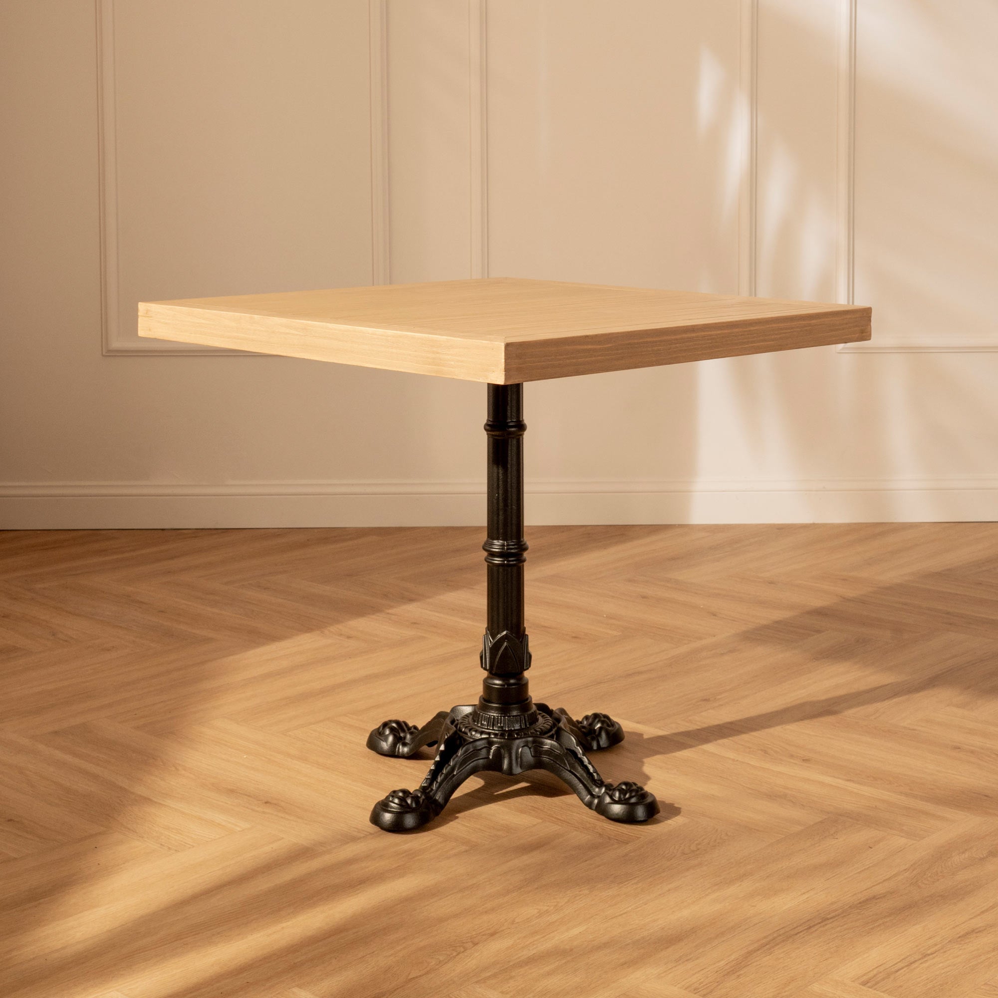Mesa de Comedor Cuadrada Amelí Negra - Madera