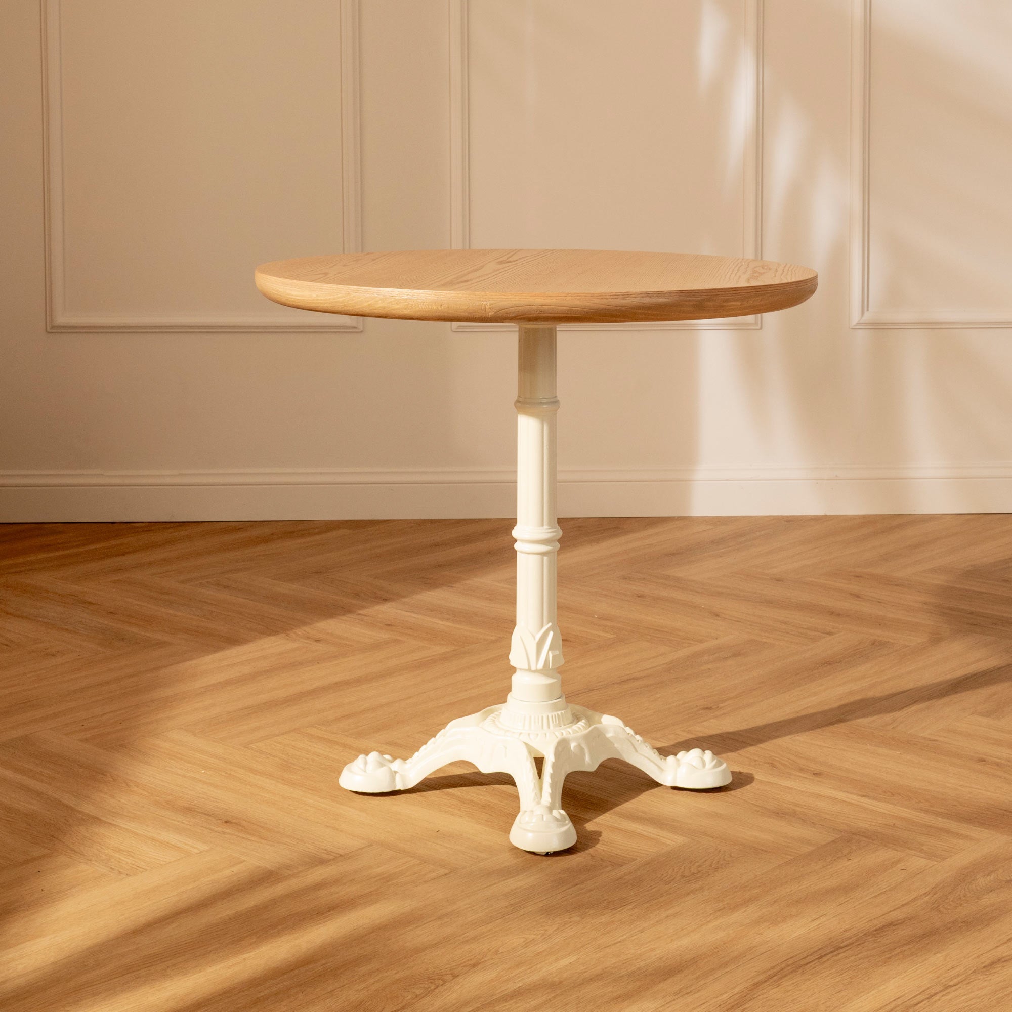 Mesa de Comedor Redonda Amelí Blanca- Madera