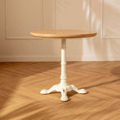 Mesa de Comedor Redonda Amelí Blanca- Madera