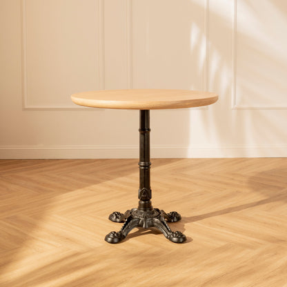 Mesa de Comedor Redonda Amelí Negra- Madera