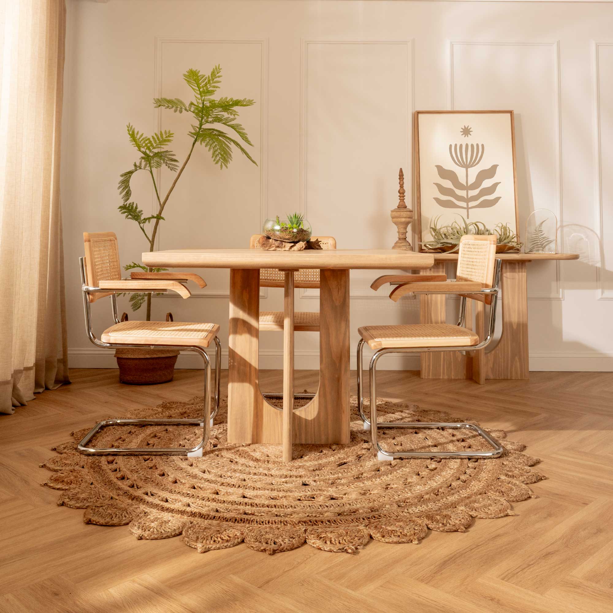 Mesa de Comedor Cuadrada Calma