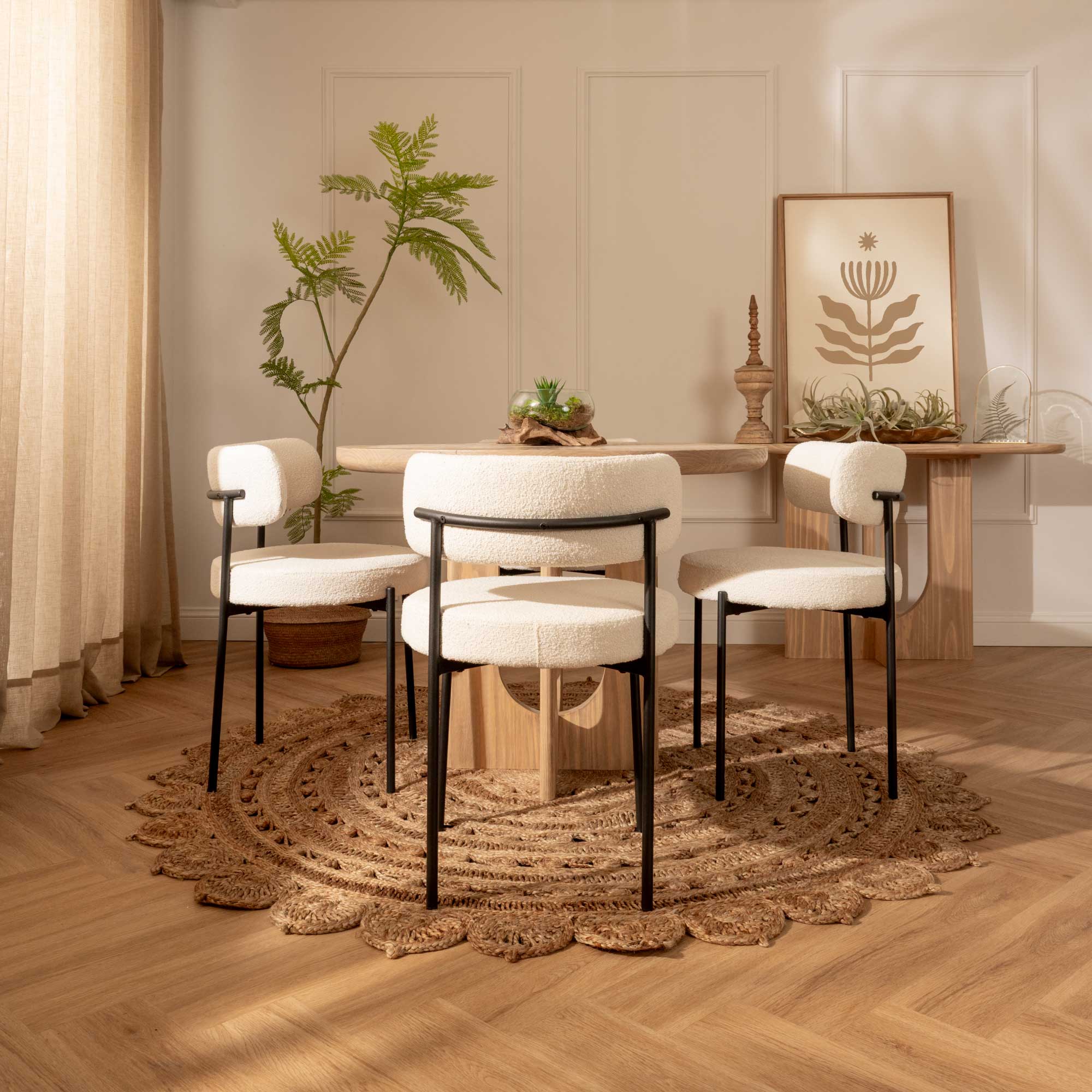 Mesa de Comedor Redonda Calma