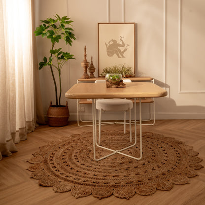 Mesa de Comedor Cuadrada Brisa Blanca