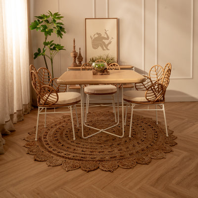 Mesa de Comedor Cuadrada Brisa Blanca