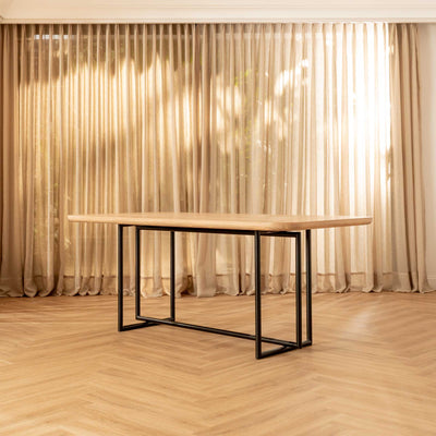 Mesa de Comedor Rectangular Sombra Negra
