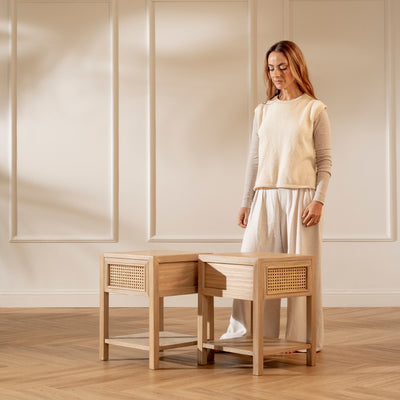 Mesa de Noche Alba