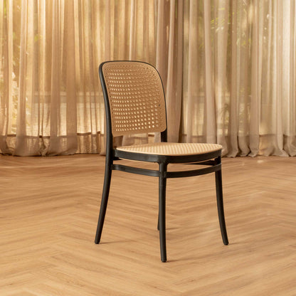 Silla Aire Apilable Negra