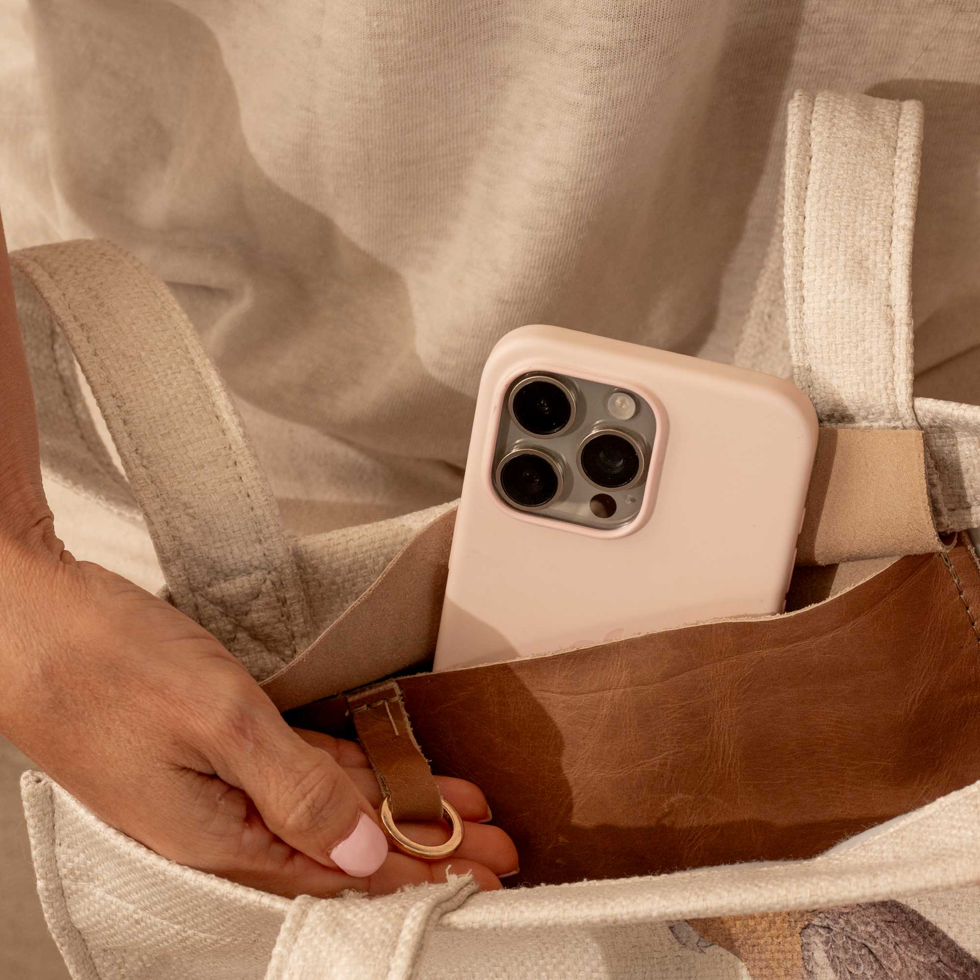 Tote Bag Perico Amarillo y Rojo